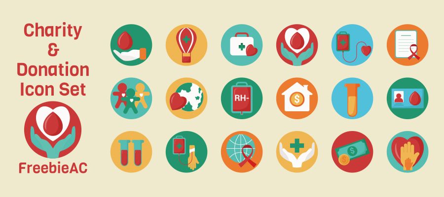 자선 기부의 아이콘